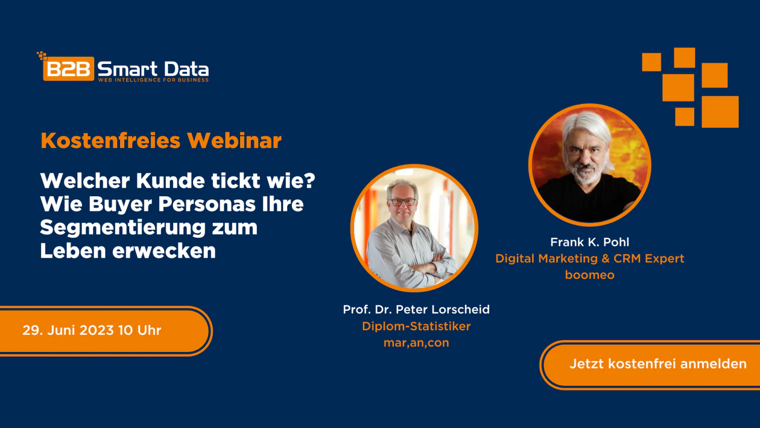 Webinar Aufzeichnung, Buyer Personas, Zielgruppenanalyse, Marketing Strategien