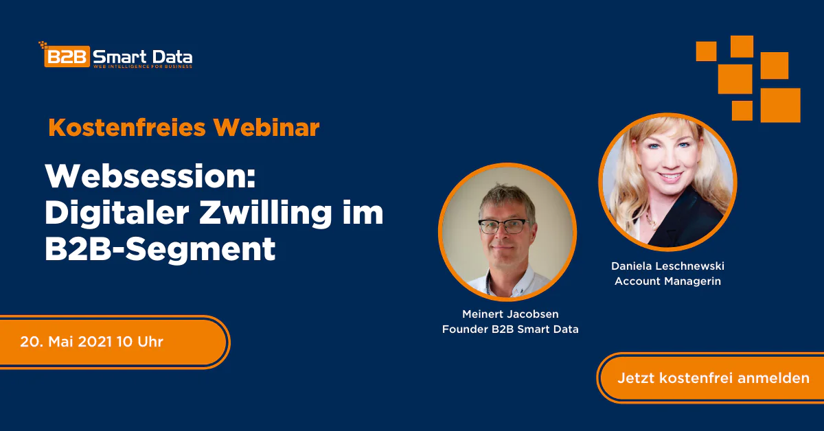 Webinar Aufzeichnung, Digitaler Zwilling, B2B